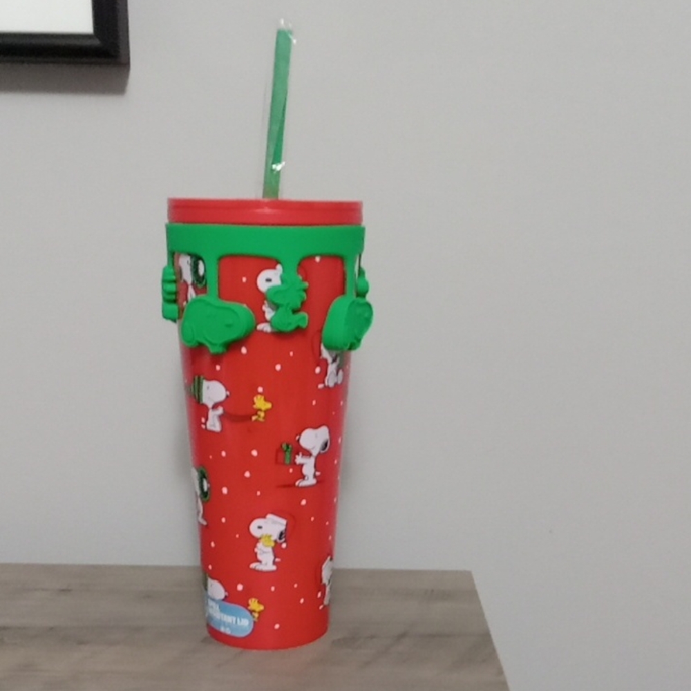 Peanuts Snoopy & Woodstock Christmas Cold Tumbler 🎅🎅🎄